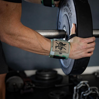 Wrist Wraps for Weightlifting - 18" Heavy Duty Support for Working Out, Gym Accessories for Men - Use for Lifting, Crossfit, Fitness, Exercise, Bench Press, Powerlifting